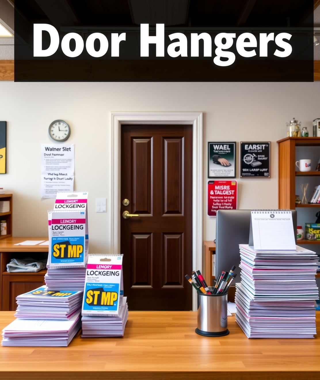 Preparation visual for Door Hangers Walmart Guide