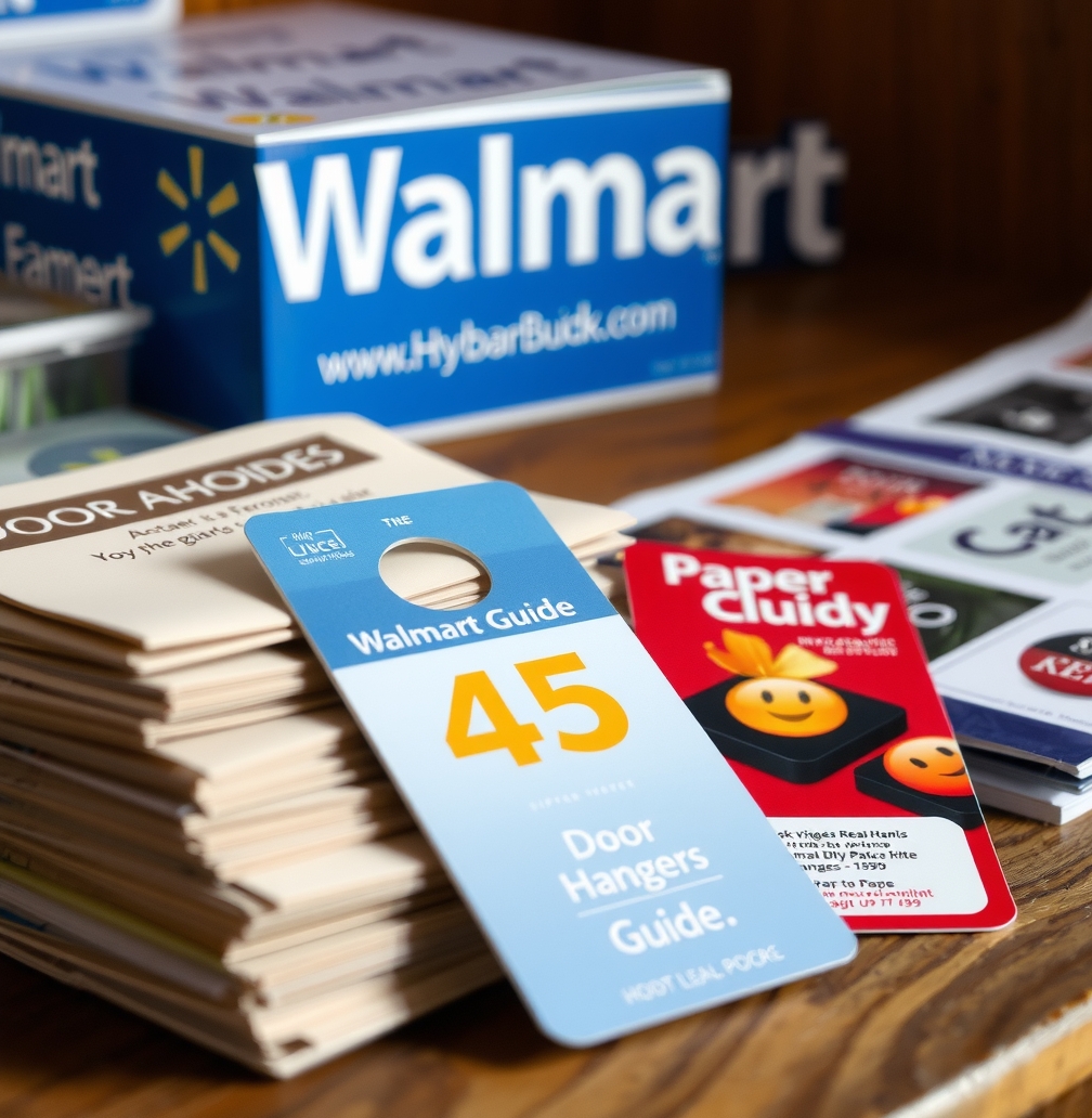 Quality check visual for Door Hangers Walmart Guide