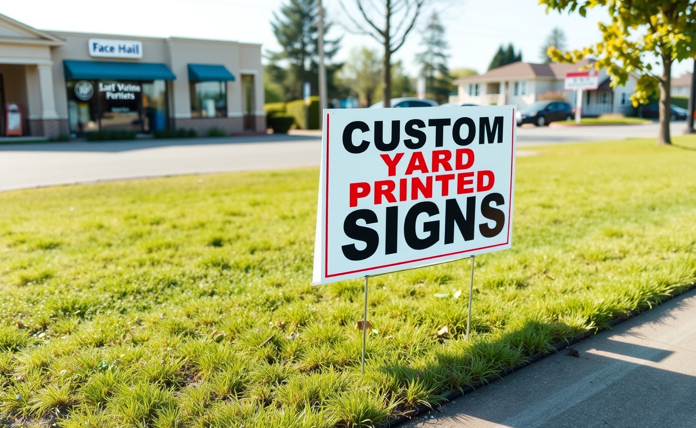 Preparation visual for Custom Printed Yard Signs Guide