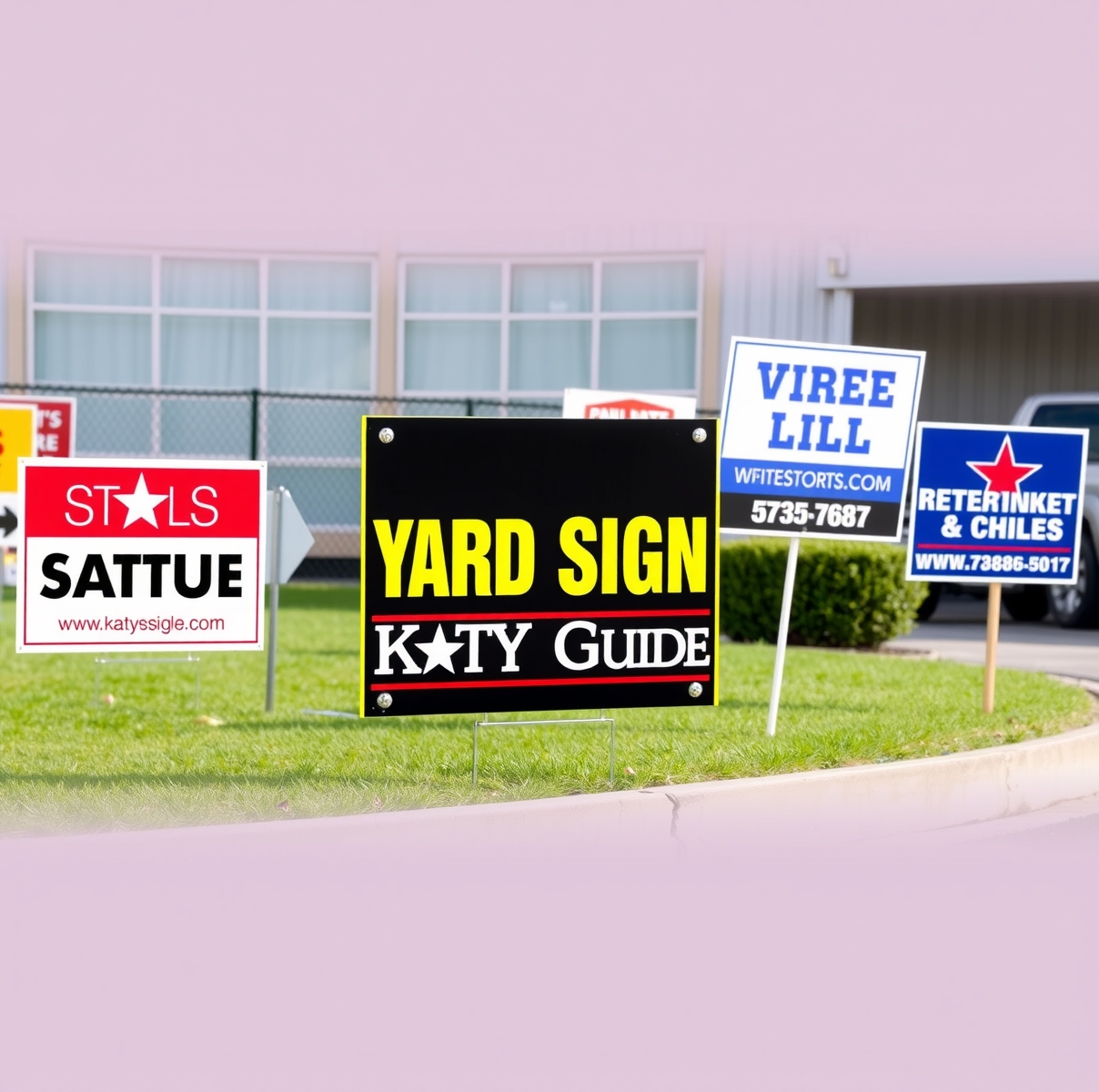 Checklist for Yard Signs Katy Guide