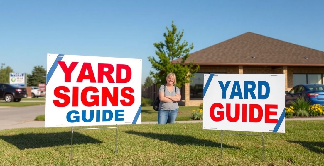 Preparation visual for Yard Signs Katy Guide