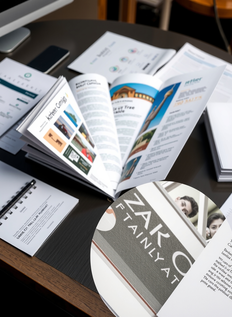 Preparation visual for Bifold Brochure Printing Guide