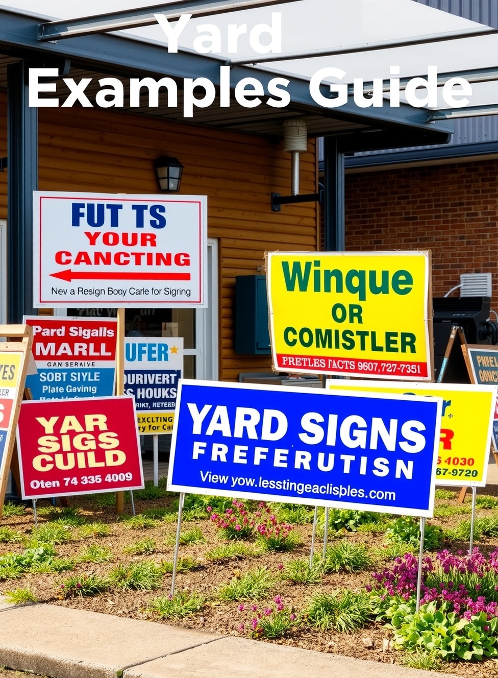 Evaluating the best Yard Signs Examples Guide environment