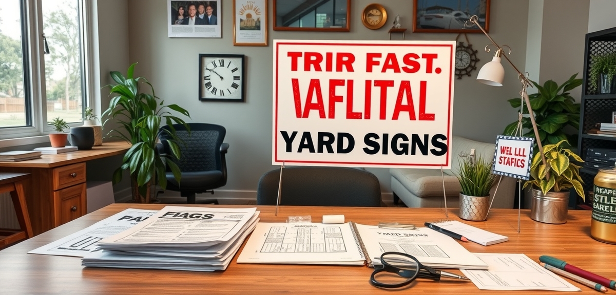 Preparation visual for Cheap Fast Yard Signs