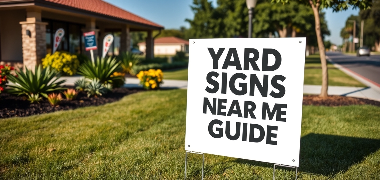 Preparation visual for Yard Signs Graduation Near Me Guide