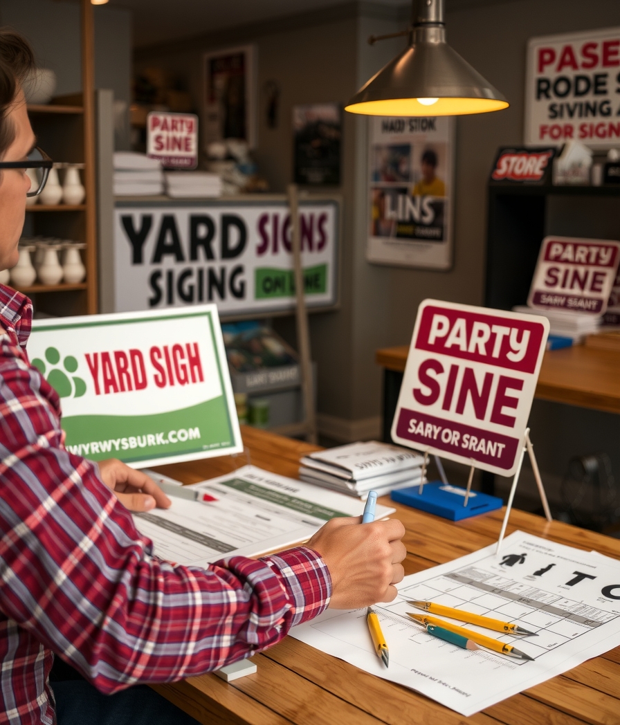 Preparation visual for Yard Signs Pittsburgh Guide