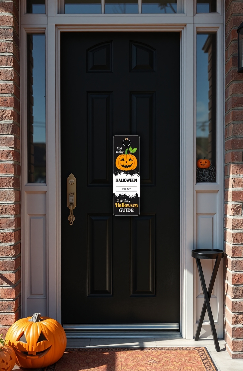 Checklist for Halloween Door Hangers Guide
