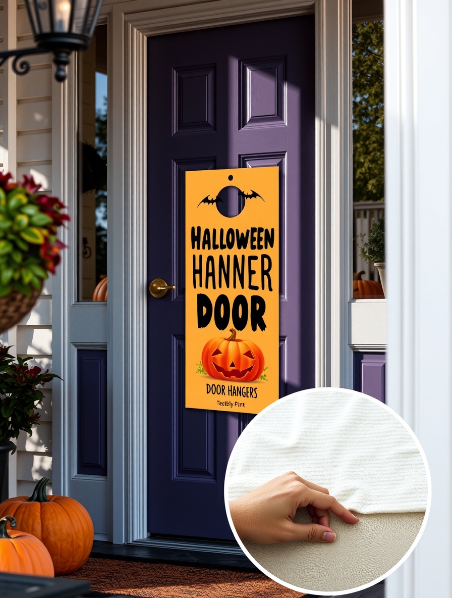 Quality check visual for Halloween Door Hangers Guide