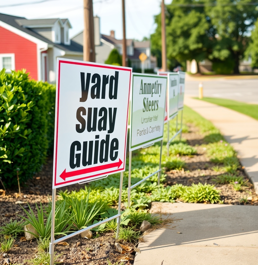 Yard Signs Holders Guide