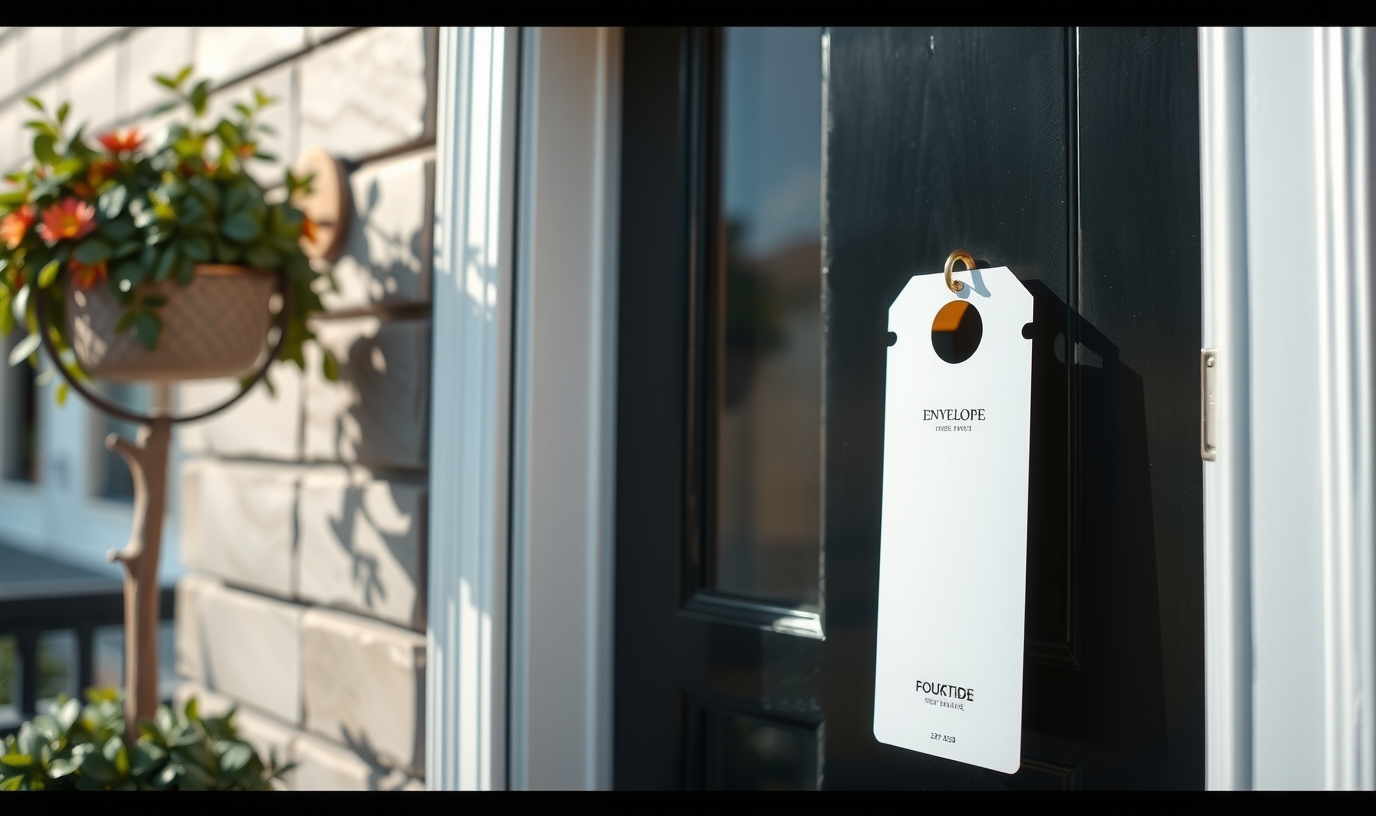 Checklist for Envelope Door Hangers Guide