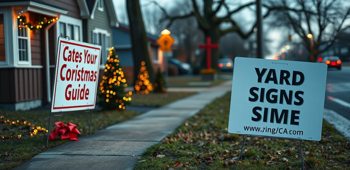 Yard Signs Christmas Guide