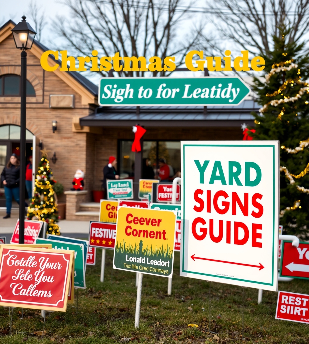 Evaluating the best Yard Signs Christmas Guide environment