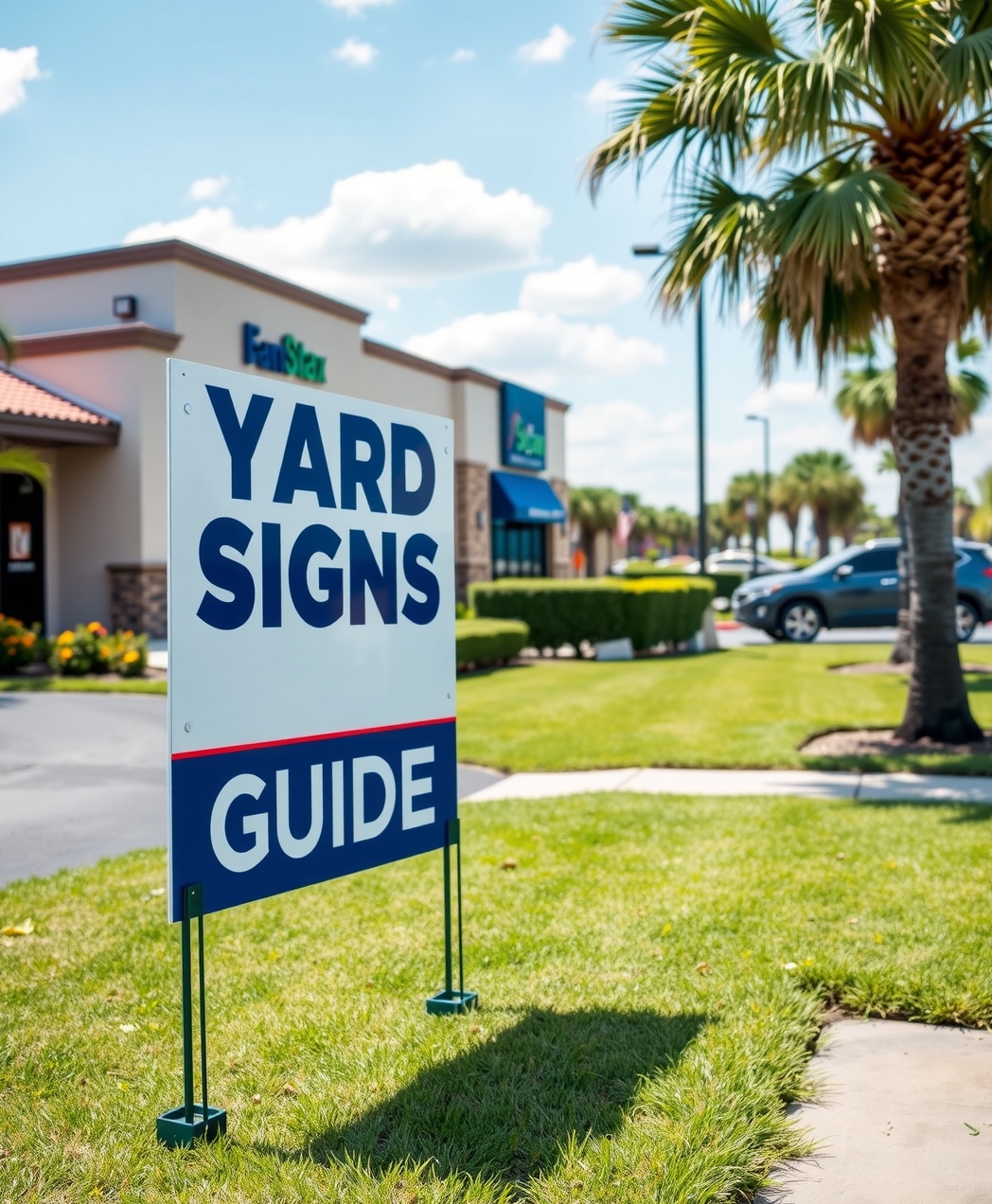 Preparation visual for Yard Signs in Houston Guide