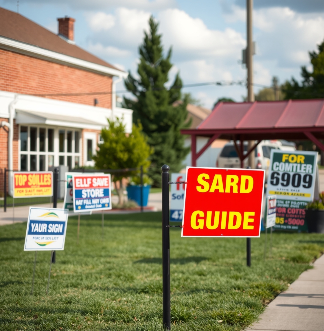 Evaluating the best Yard Signs Nearby Guide environment