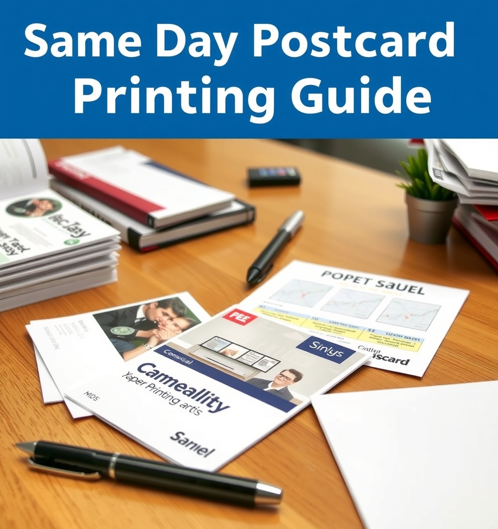 Checklist for Same Day Postcard Printing​ Guide