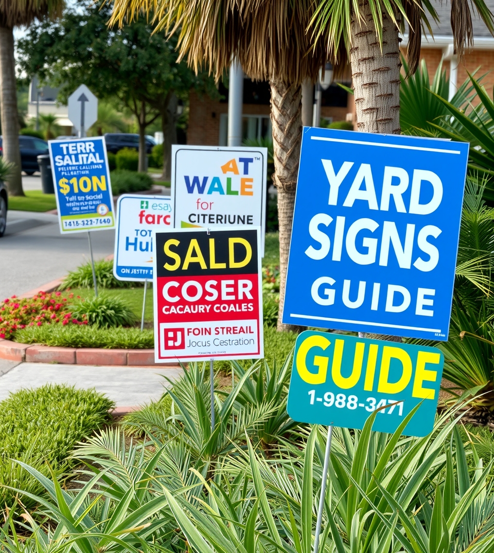 Yard Signs Tampa Fl Guide