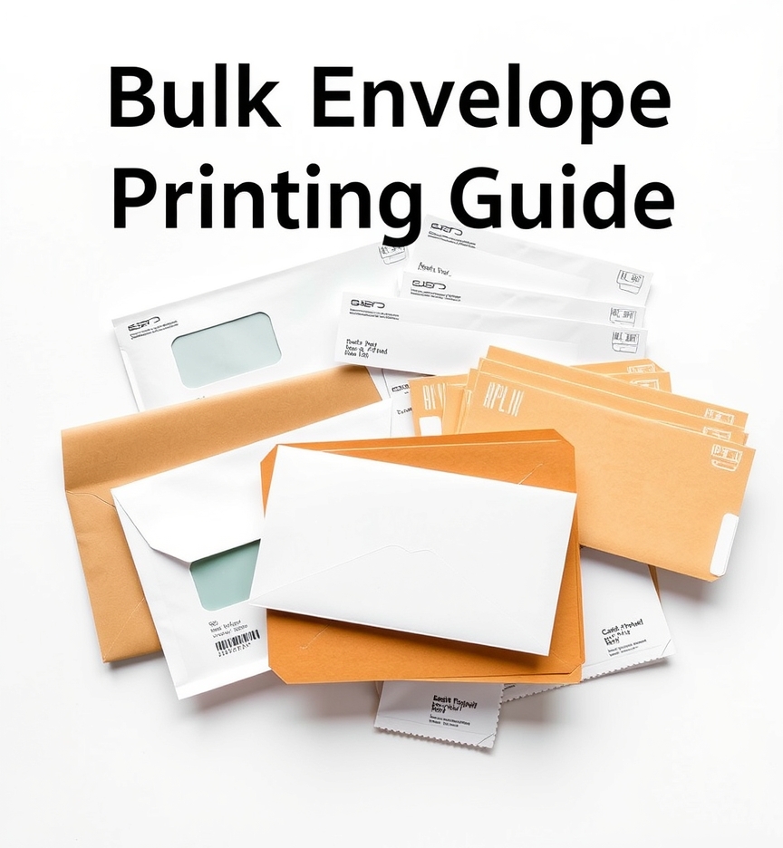 Preparation visual for Bulk Envelope Printing Guide