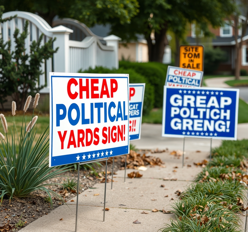 Cheap Political Yard Signs