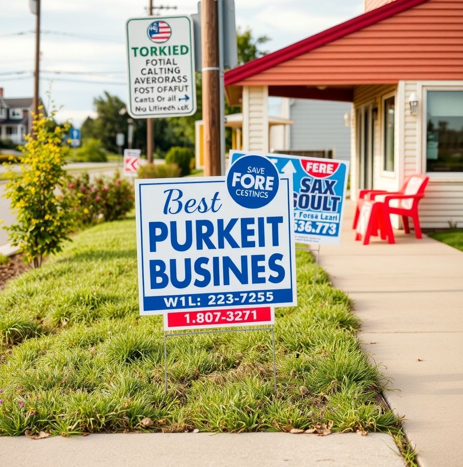 Cheap Business Yard Signs