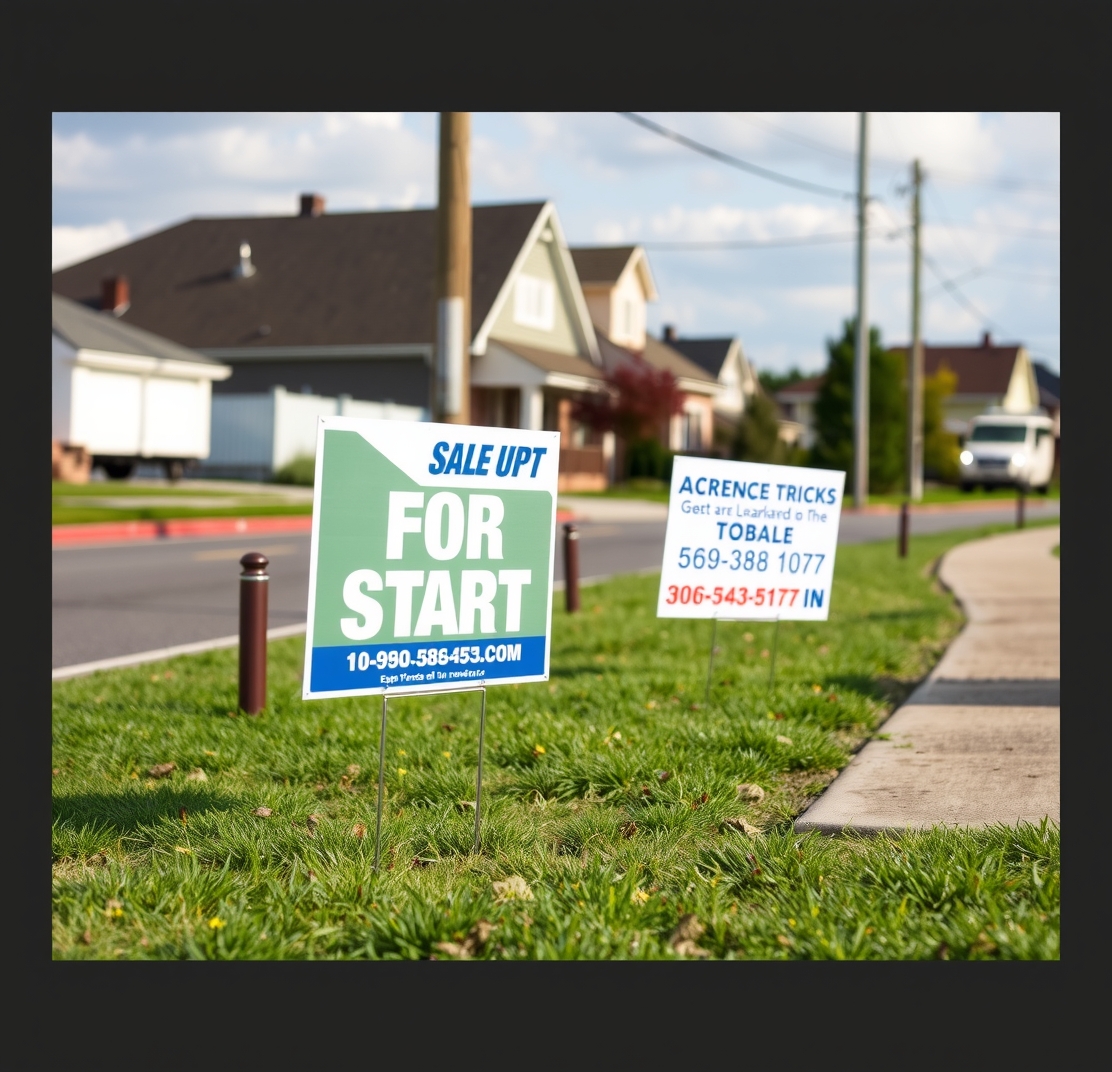 Cheap Yard Signs Stakes