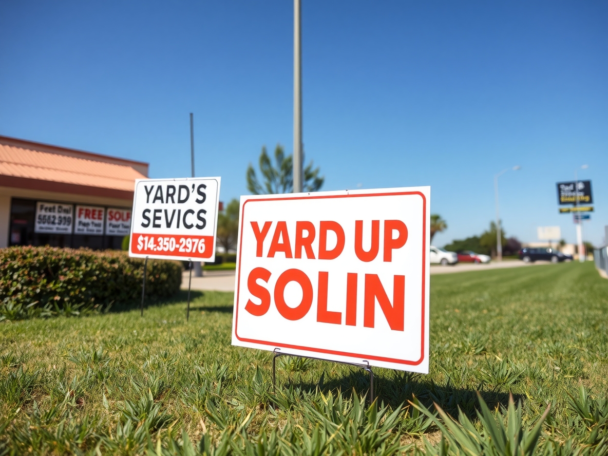 Preparation visual for Cheap Yard Signs Stakes