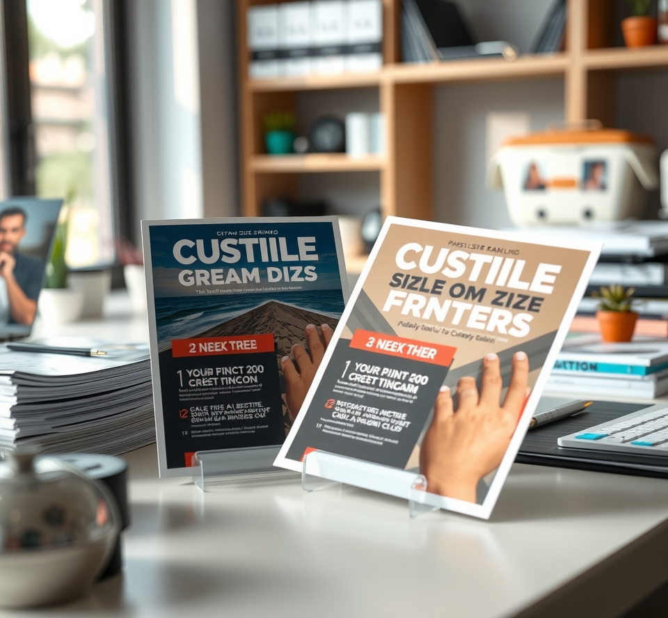 Checklist for Custom Size Flyer Printing