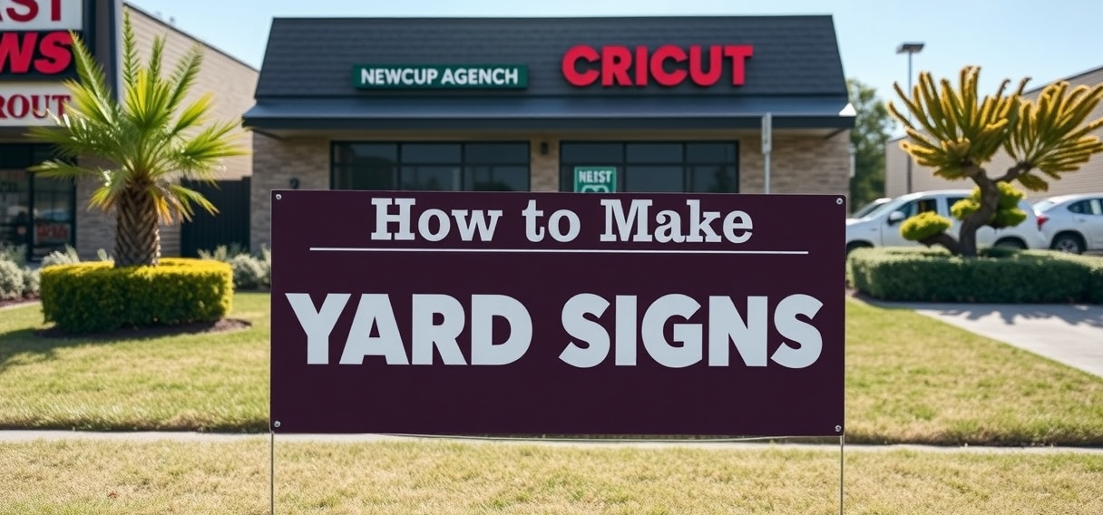 Checklist for How to Make Yard Signs with Cricut