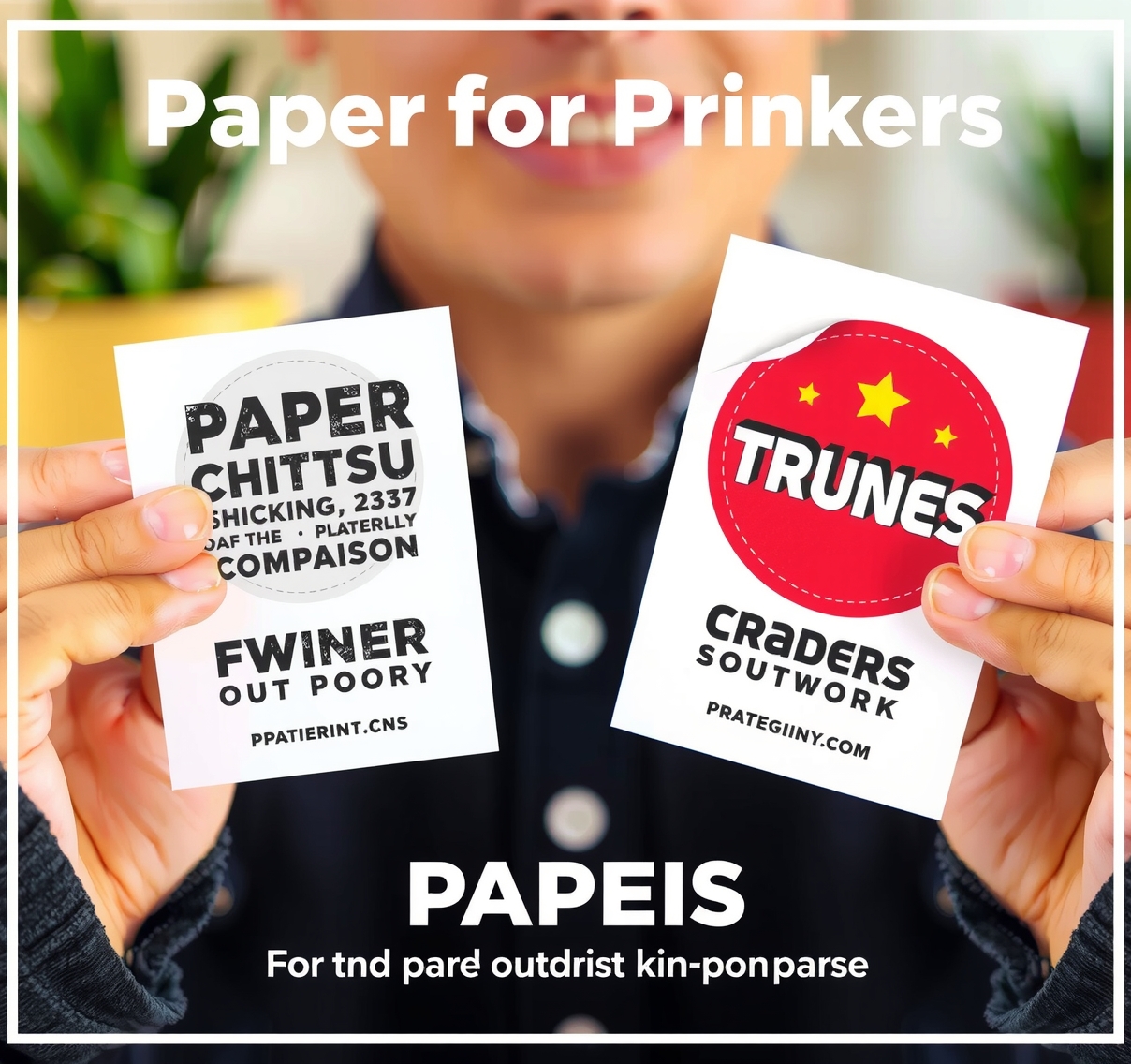 Evaluating the best Paper for Stickers Printing environment