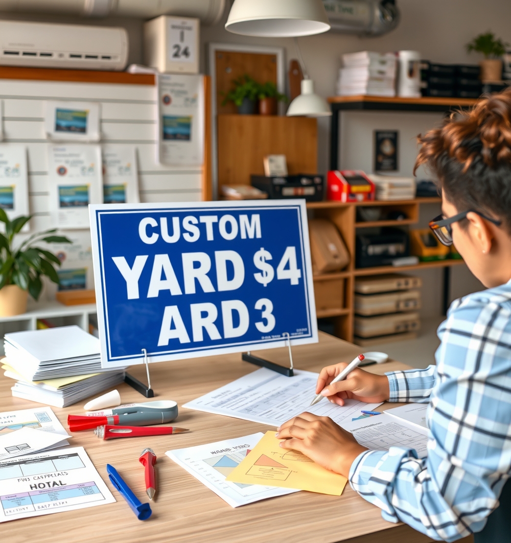 Quality check visual for Custom 18x24 Yard Signs Guide