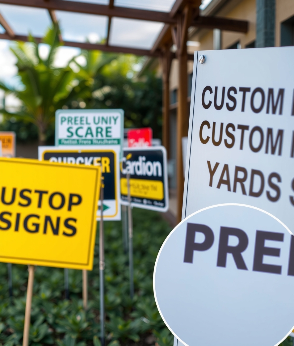 Evaluating the best Inexpensive Custom Yard Signs Guide environment
