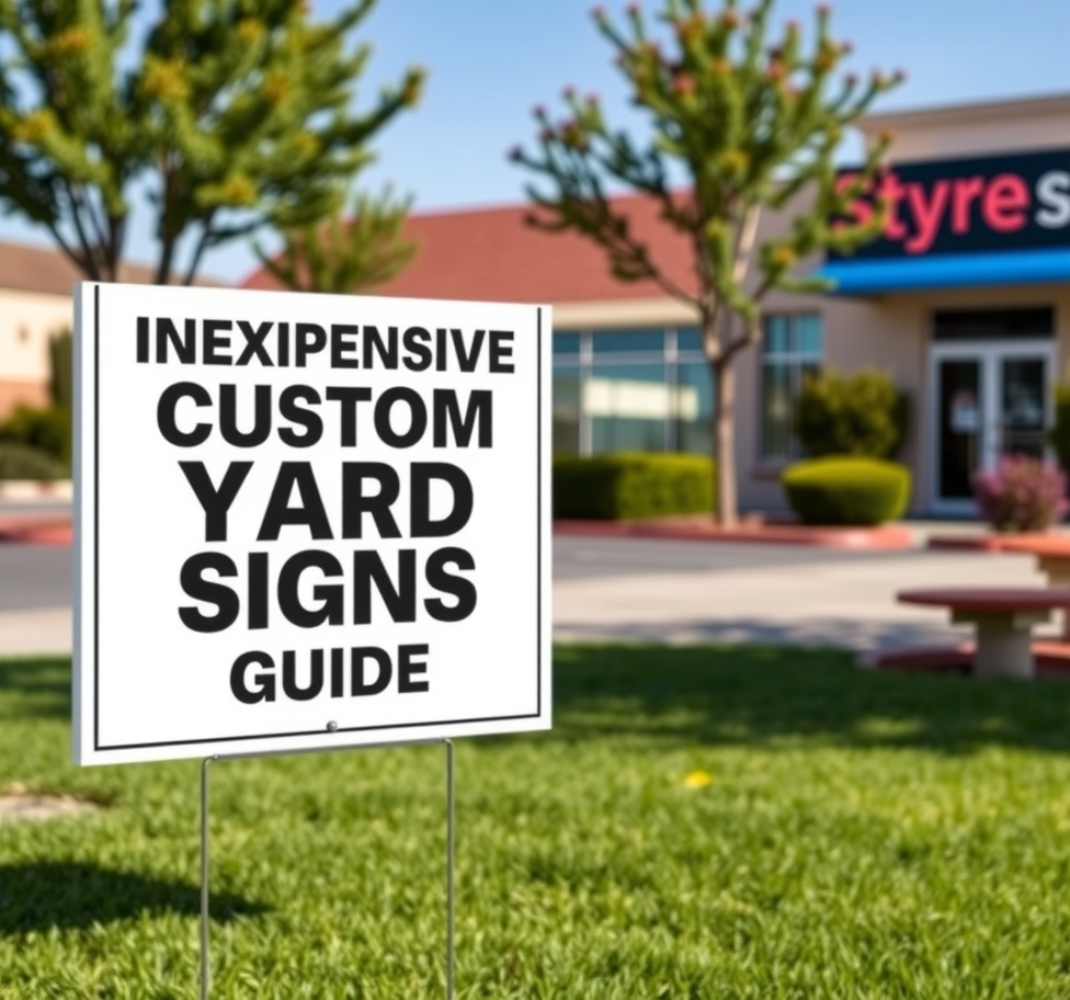 Checklist for Inexpensive Custom Yard Signs Guide