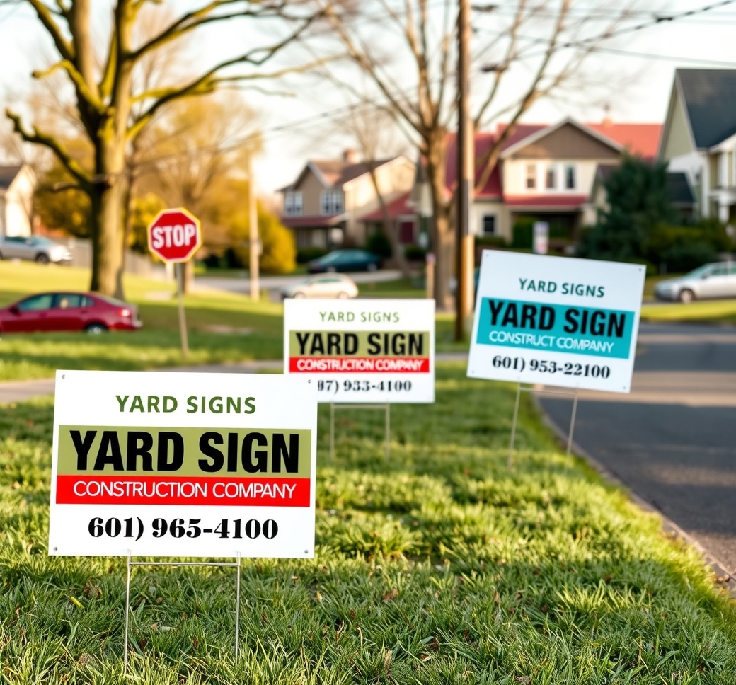 Yard Signs for Construction Company Guide