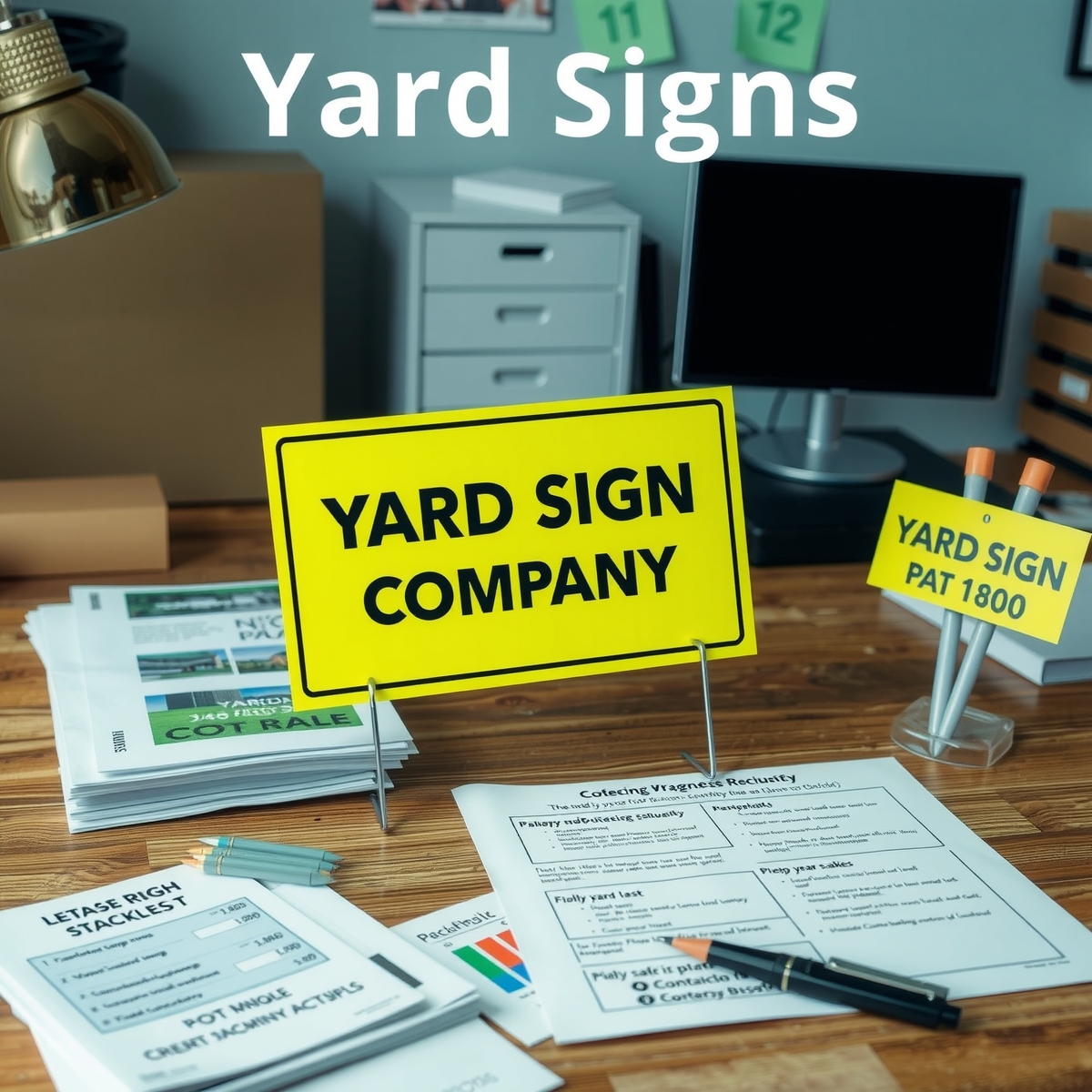 Checklist for Yard Signs for Construction Company Guide
