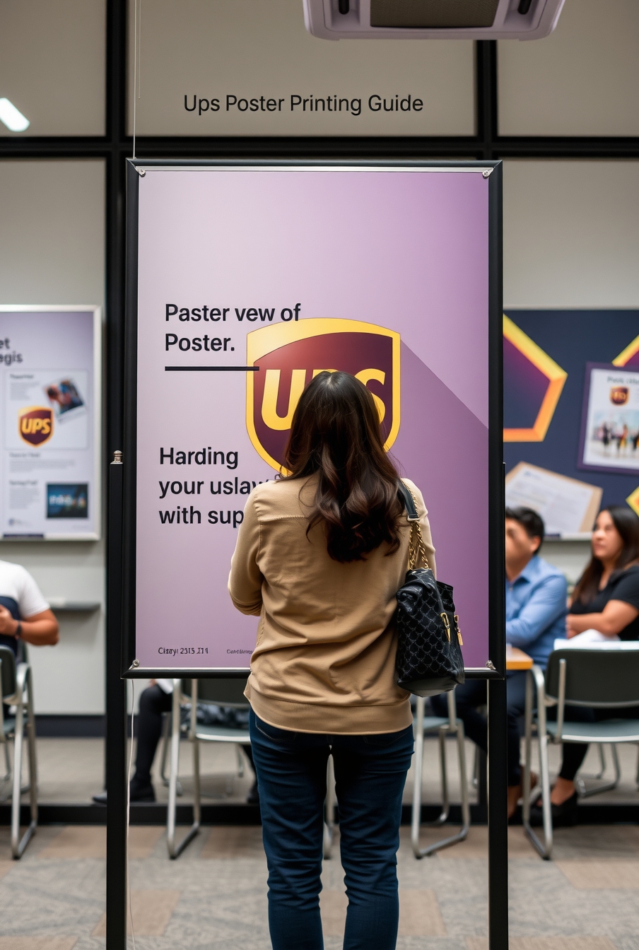 Ups Posters Printing Guide