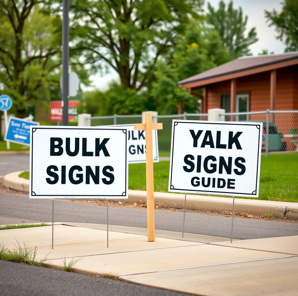 Evaluating the best Bulk Yard Signs Guide environment