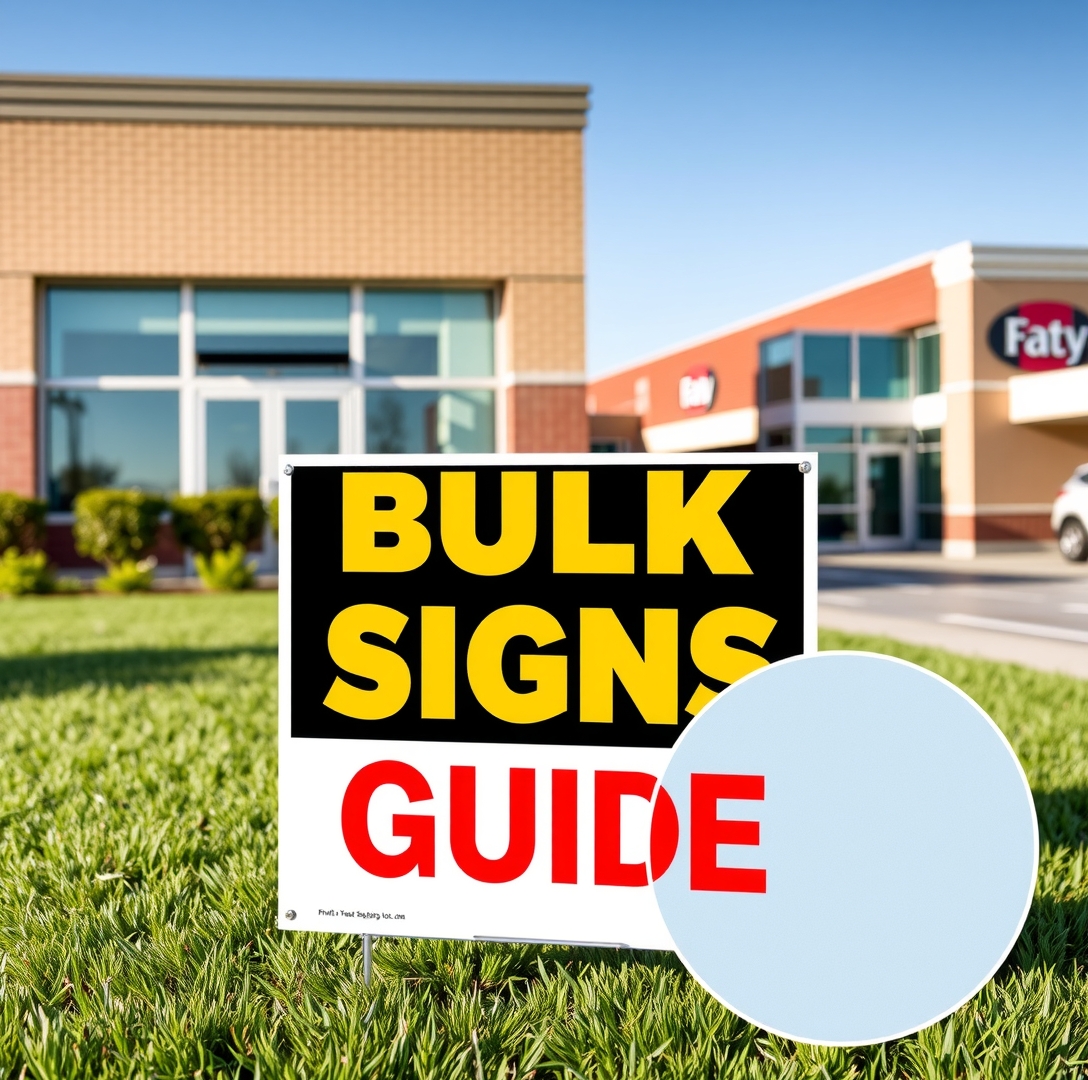 Checklist for Bulk Yard Signs Guide