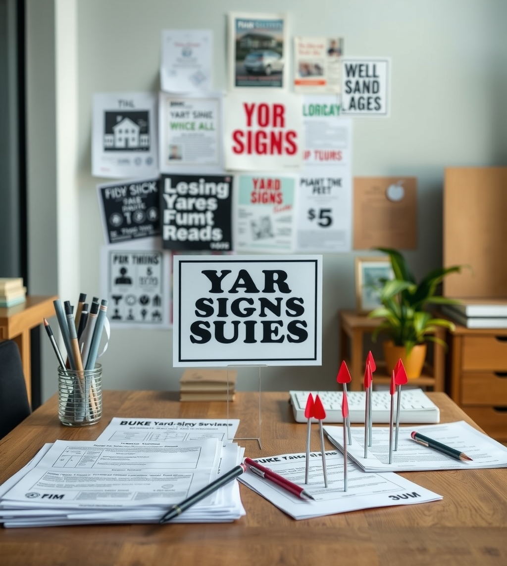 Preparation visual for Bulk Yard Signs Guide