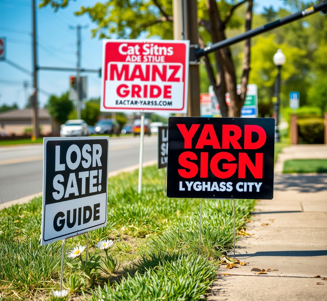 Quality check visual for Yard Signs Kansas City Guide