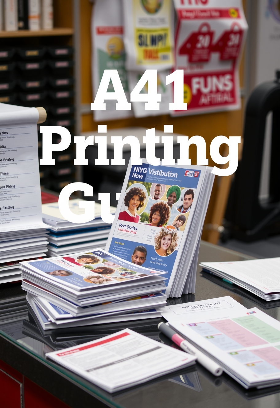 Preparation visual for A4 Flyer Printing Guide