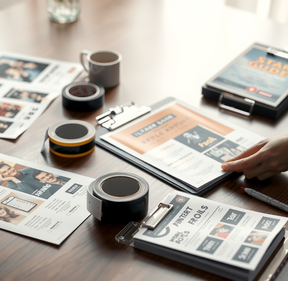 Quality check visual for A4 Flyer Printing Guide