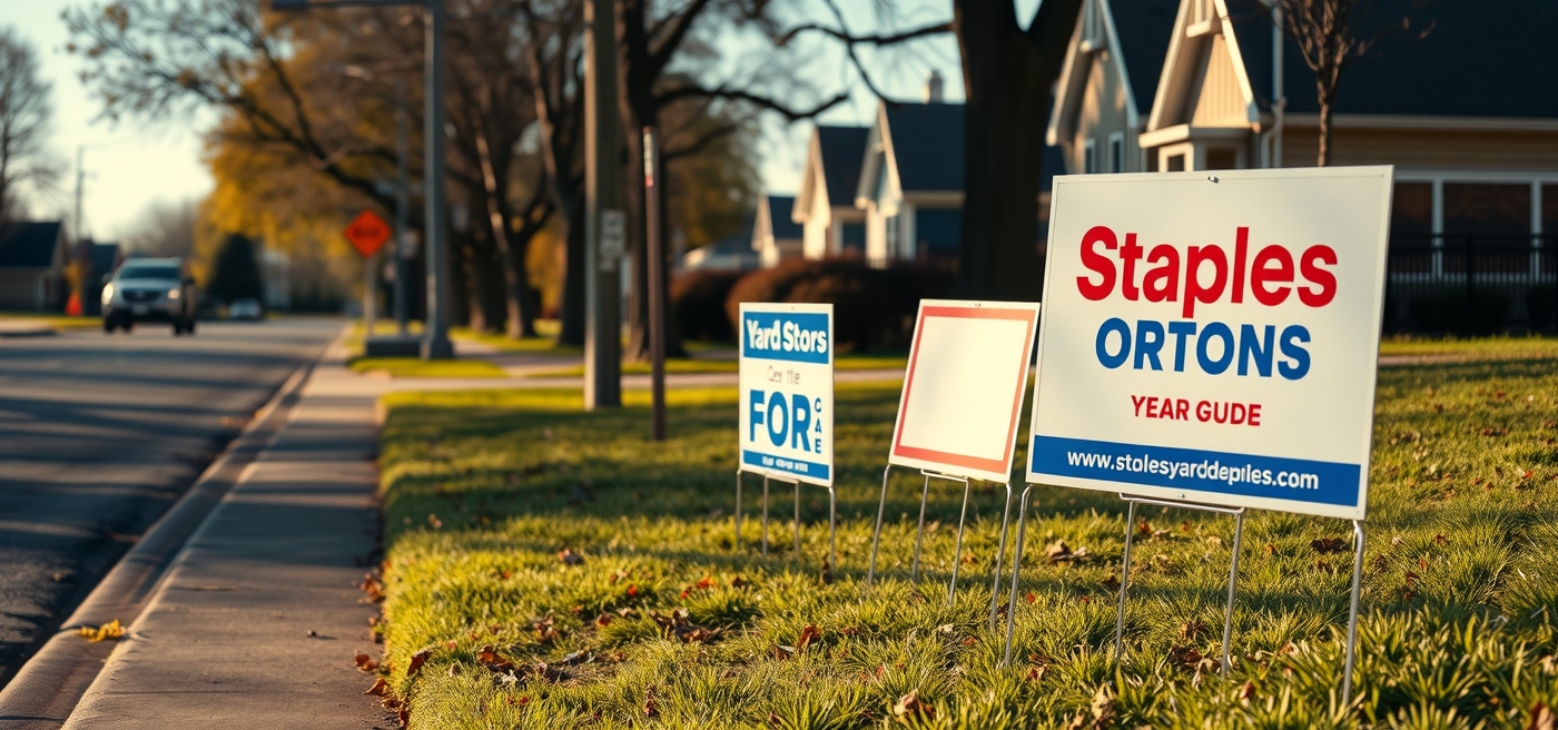 Staples Yard Signs Guide