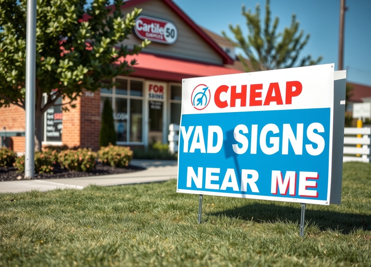 Checklist for Cheap Yard Signs Near Me