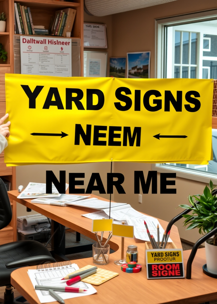 Preparation visual for Cheap Yard Signs Near Me
