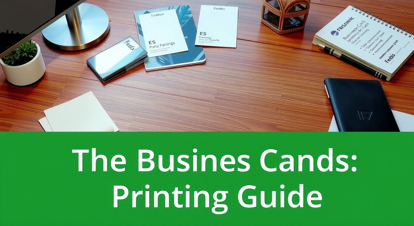 Quality check visual for Fedex Business Cards Printing Guide