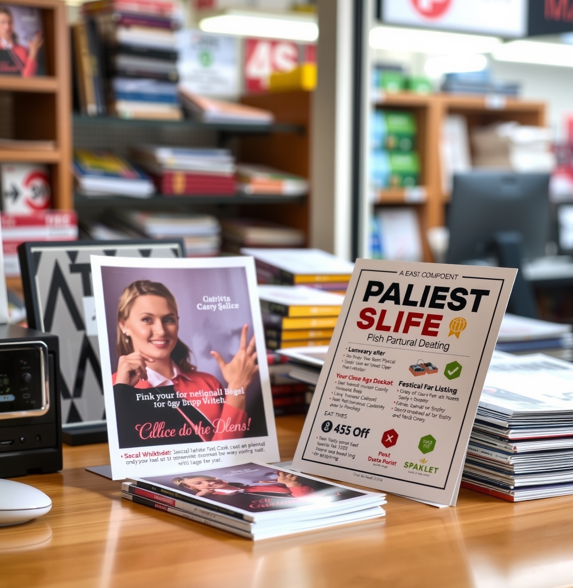 Preparation visual for Same Day Flyer Printing Near Me Guide