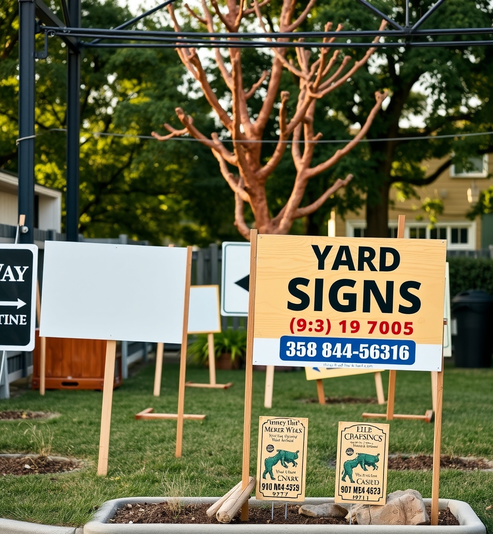 Checklist for Yard Signs Wood Guide