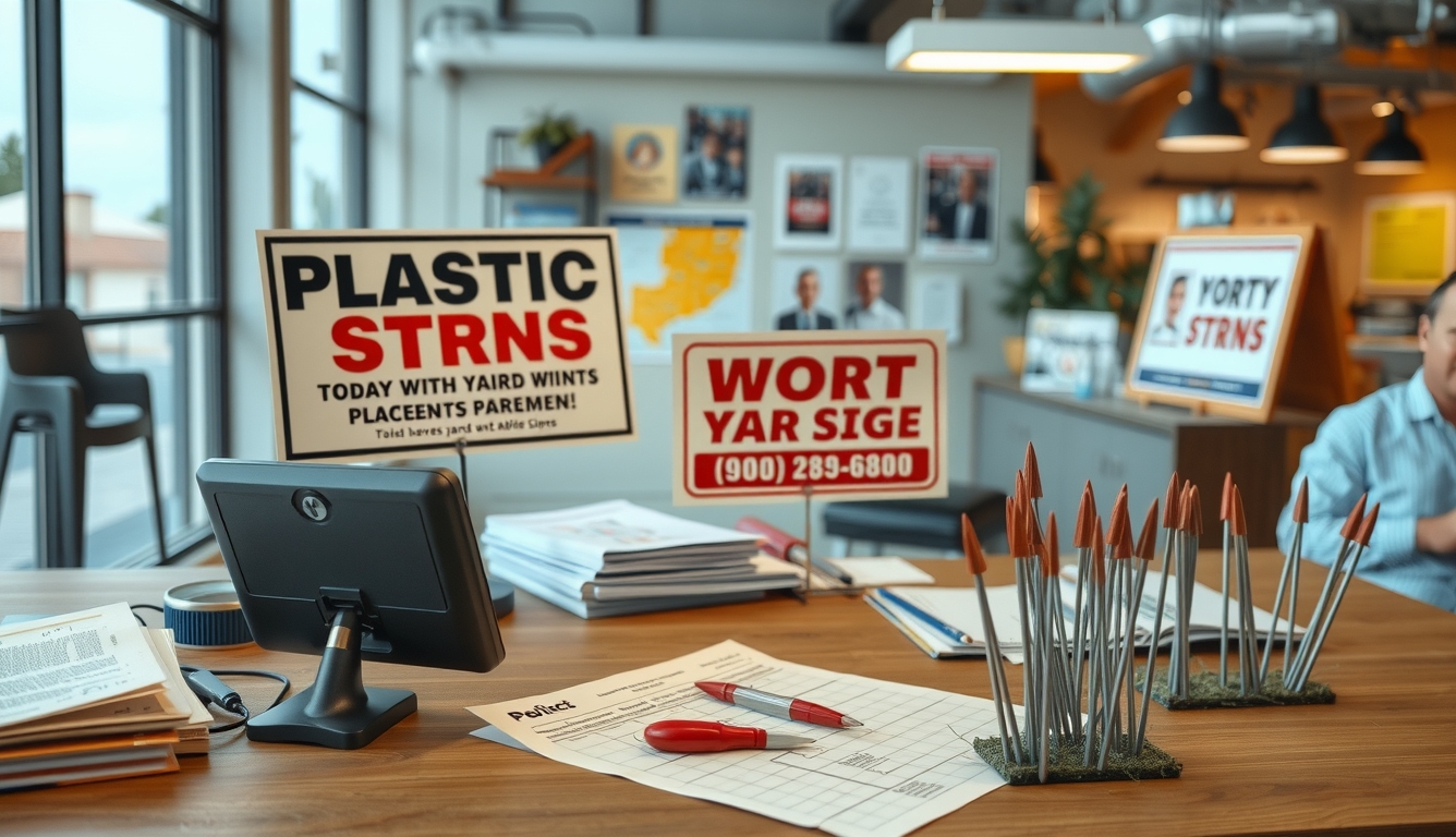Preparation visual for Plastic Yard Signs Cheap