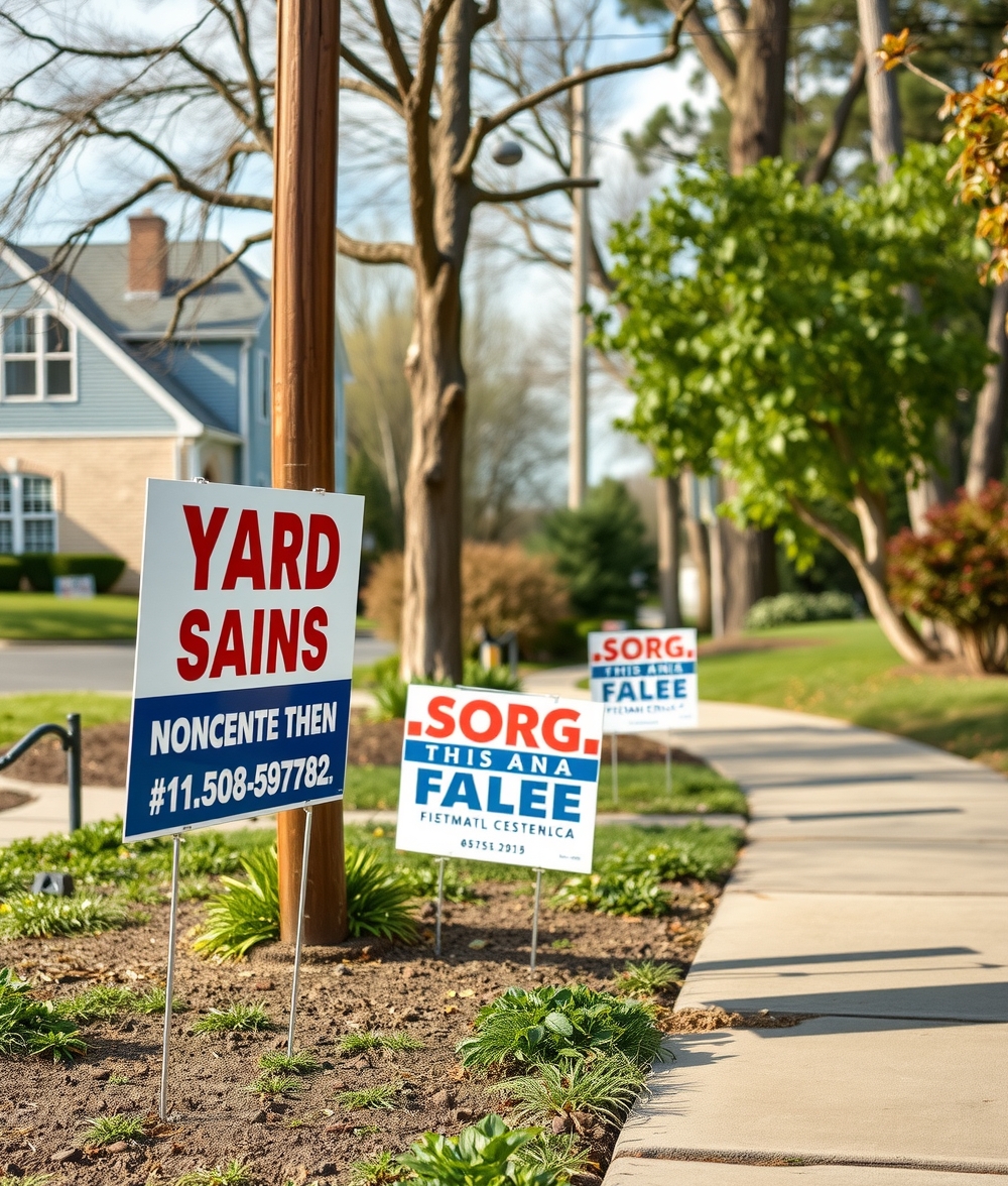 Yard Signs Real Estate