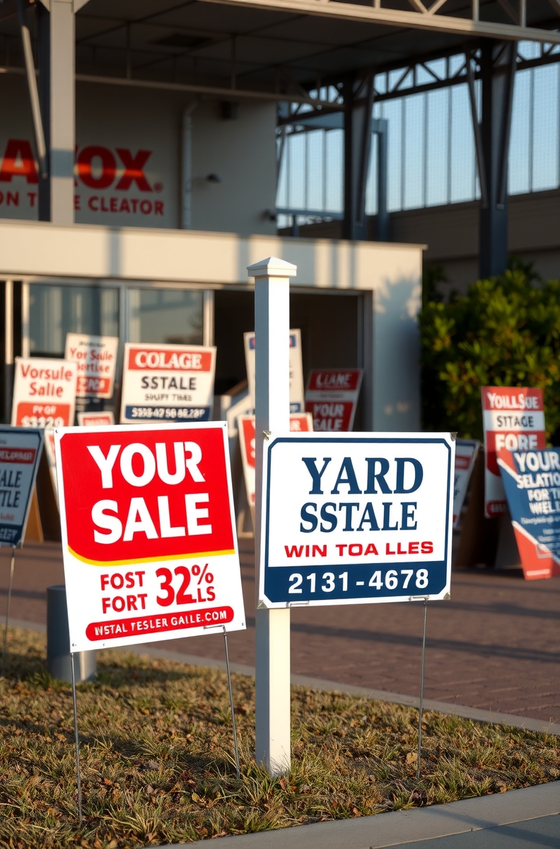 Checklist for Yard Signs Real Estate
