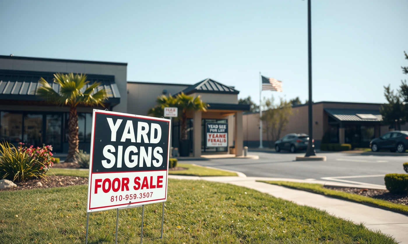 Preparation visual for Yard Signs Real Estate
